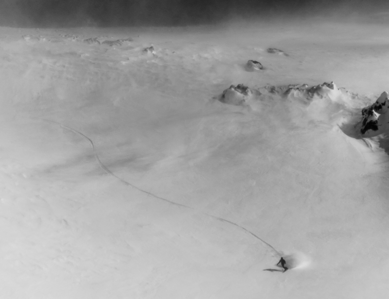 Sean Cook getting some nice turns at Cerro Catedral. pc: Ben Girardi